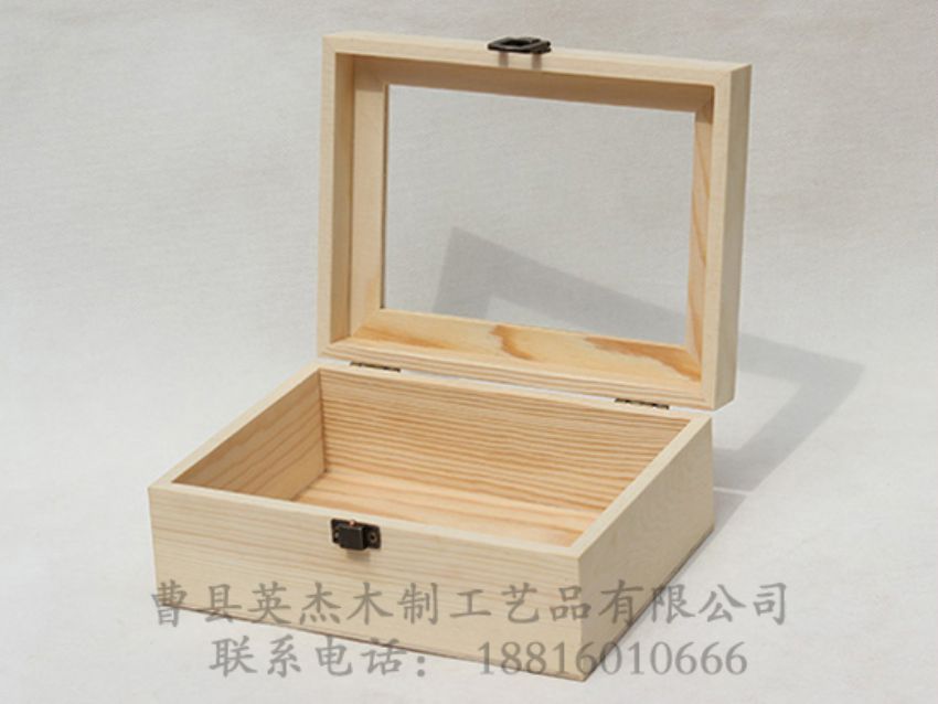 點擊查看詳細信息<br>標題：松木原木色亞克力蓋子木盒 閱讀次數：2966