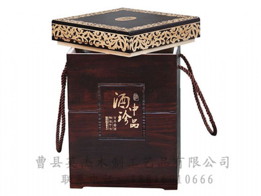 點擊查看詳細信息<br>標題：木制白酒盒 閱讀次數：1482